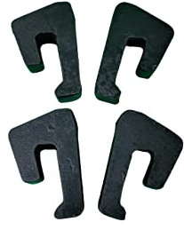 4x Abstandshalter Feuertonne Feuerplatte Grillplatte BBQ Plancha Grill universal (15mm Stahl)