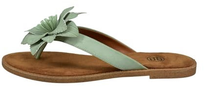 BAGATT Femme D31-a7c60 Sandales avec séparateurs d'orteils, Vert, 38 EU
