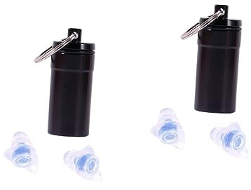 Lurrose 2 Paar Geräuschunterdrückende Ohrhörer Verkabelt Ohrstöpsel Zur Geräuschreduzierung High-fidelity-ohrstöpsel Schlafendes Hören Lärm Konzert Ohrstöpsel Erwachsener Fräulein Nase