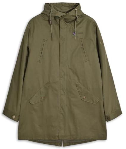 Lambretta Mens Outdoor Warm Winter Water Resistant Parka Jacket - 3XL