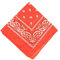 FASHION YOU WANT Schals & Tücher Bandana Halstuch Bikertuch Nickituch Kopftuch Baumwolle Mundschutz Piratentuch ideal für Karneval Fasching Karnevalskostüm (orange)