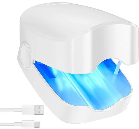 HOVCEH Anti Fungal Nail Treatment Device, Anti Fungal Laser-Device Finger Toe Nail Fungus Remover, Toe Nail Fungal Treatment Laser, Blue Light Nail Fungus Treatment Device, 7 Minute Home Treatment