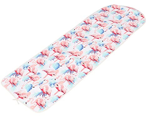 Zerodeko Flamingo Pattern Ironing Board Cover Large Compatible Stain Resistant Pad