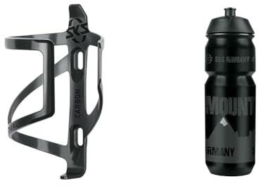 SKS GERMANY DUAL SC RH Flaschenhalter für Fahrräder & Mountain Bottle Large 750 ml Trinkflasche im Mountain-Design
