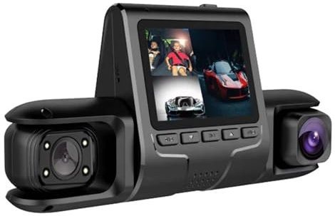 Umfassendes Auto System Front Und Innenkameras Fahrzeug Videorekorder Auto Überwachungskamera 2/3-Objektiv Auto Fahrrekorder