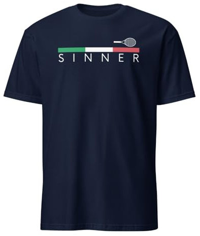 Shopsphère DISTRIBUTION Maglietta Sinner | Sport | T-shirt Tennis | Regalo | Anniversaire | Jannik Sinner