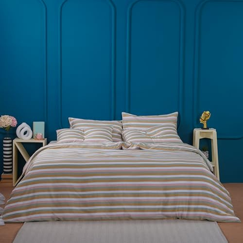 Sheet Story 100% Egyptian Cotton Super King Size Duvet Cover Set - 400 Thread Count With Button Closure - Luxuriously Soft and Hypoallergenic