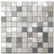 M MOFIT Square Mosaic Self Adhesive Wall Tiles Stickers Kitchen,Stone Stick on Tiles Splashback Bathroom Panels(Gray 10pcs)