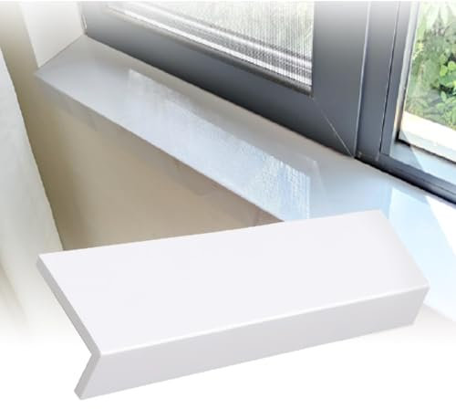Impermeable Placa de Cubierta de Alféizar de Ventana Cortable Protector de Alféizar de Ventana Personalizable Cubierta de Repisa de Ventana L 40-160 CM para Baño Cocina Sala de Estar Interiores(60x25c