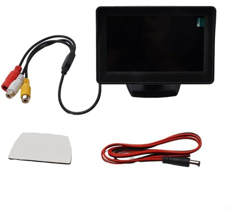 4,3 Zoll TFT LCD Auto Monitor Bildschirm Rückfahranzeige Rückfahrkamera System mit High Definition Auflösung Fahrzeug Parkassistent Digitalbildschirm