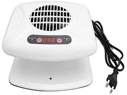 Generic Nagel-Lufttrockner, 300 W, Leistungsstarker Luft-Nagelgebläse-Föhn mit Automatischem Sensor und Heißem, Kühlem Wind, für die Verwendung mit Normalem Nagellack, Gel-Basis-Decklack (EU-Stecker