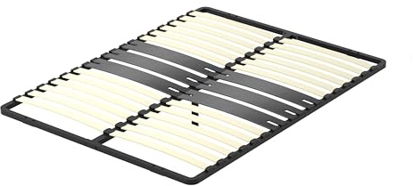 Stanew - Sommier 140x200 cm | 2x15 Lattes Naturel | Sommier à Lattes 140 x 200 | Ergonomique | Espace de Couchage Spacieux et Confortable pour Toute la Famille | Installation Express (1 Pied)