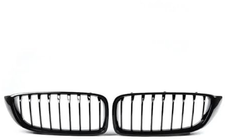 Stoßstangengitter Grill Für F32 F33 F36 F80 F82 2013–20 Cabriolet Coupé 425i 430i 440i 435i Frontgrill Mit Nierenform(Single-Glossy Black)