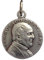 I G J Papst Franziskus Medaille und dem Petersplatz -Medaillen von Schutzheiligen
