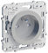 Schneider Electric - Odace, prise de courant 2P+T Alu, à vis, connexion rapide, spéciale rénovation - S530049