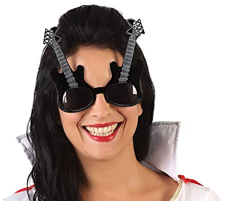 Atosa 33334 Brille mit Gitarren, schwarz