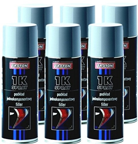 Troton 1K Acryl Primer Grau 400ml Inter GRUNDIERUNG Matt Spray Hitzebeständig KFZ HAFTGRUND Auto (6)