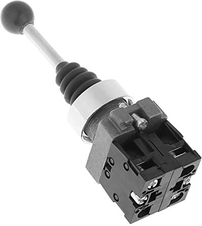 Interruttore Joystick Momentaneo, XD2PA22CR 2NO 2 Posizione 2NO Momentaneo Tipo Monolever Bloccato Interruttore Joystick Sostituzione Adatto per XD2PA12