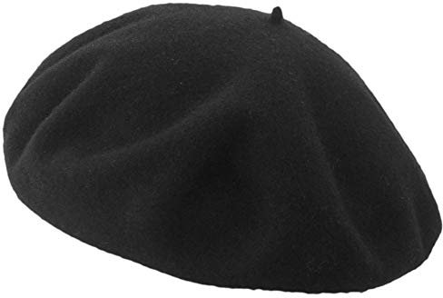 Melegari Berretto Basco Roma Popolare Operaio Italiano Pino (Nero, 56)