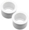 YOFASEN Accesorios de tubería de buje reductor - 2 piezas Accesorios de tubería de Conector de Adaptador de tubería de agua de PVC, Blanco, 32x25mm