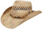 Stetson Arango Western Strohhut Sommerhut Sonnenhut Westernhut Cowboyhut Strandhut Damen - Winter Herbst Frühjahr Sommer Frühling-Sommer Herbst-Winter - L (58-59 cm) Natur