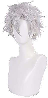 OSIAS Shinazugawa Sanemi Cosplay Perücke für Mann und Jungen