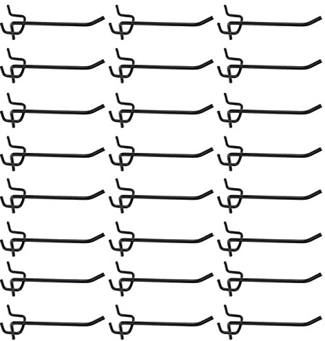 iplusmile 50pcs Heavy Duty Pegboard Hooks Pegboard Organizer Kit for Garage Basements Supermarkets