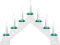 Optimal Products Wooden Christmas Candle Bridge 7 LED Light Up Arch Window Xmas Decoration Lights UK (White)