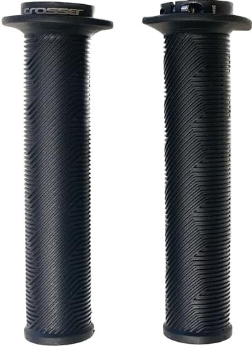 Airtracks 1 Paar Ergonomische Fahrradgriffe Crosser CG301A Fahrrad Griffe Lenkergriffe Grips Lenker Griff Handgriffe Rutschfester Weichem Gummi für Mountainbike, Trekkingrad, E-Bike, Cityrad