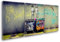Giallobus - Große Gemälde im XXL-Format - Banksy - Straßenkunst - Kinder pinkeln - Leinwand - 308x140cm | 3pcs. x 100x140cm - Moderne Gemälde für zu Hause
