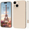 ORDA für iPhone 15 Hülle Silikon Case, Handyhülle für iPhone 15 Ultra Dünn Slim mit Microfiber, Kratzfeste Rundumschutz Case Schutzhülle Hülle für iPhone 15 6.1'' Khaki