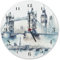speecheese Wahrzeichen London Wanduhr Big Ben Tower Bridge Design Eye-Catcher im Buckingham Palace-Stil London Flair