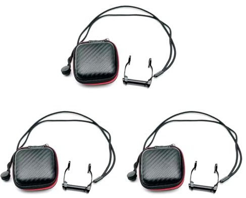 RIYAN 3X Aviation Aluminium Frei Tauchen Nasen Clip Komfortables Tauchen Surfen Schwimmen Nasen Clips Rutschfestes Silikon Kissen bei Beiden, Schwarz