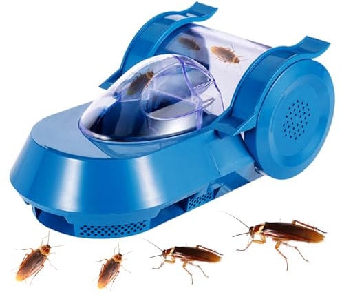 Kakerlake -Falle physische Capture Effiziene sicherer Kakerlaken Killer mit Kakerködern wiederverwendbarer PVC unvermeidliche Ameisenkakerlakenfalle für Küche, Badezimmer, Schrank, Kakerlakenfallen I