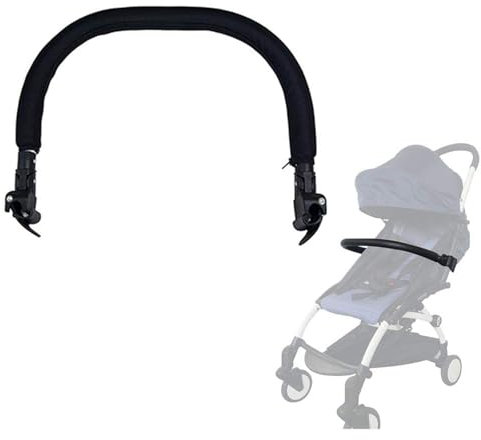 Sicherheitsbügel Für Kinderwagen,Zubehör Für BBZ Yoyo Armlehne Aus Schwarzem PU-Leder,Schwarz
