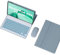 Keyboard Case for Honor Pad X8A 11 Inch 2024, Detachable Backlit Wireless Keyboard with Protective Cover, Tablet Mouse,Blue