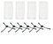 RANRAO Seitenbürste und Filter Set für MEDION MD 19500/19510/19511/19900 Staubsauger, Vakuumreinigerersatzteile, Zubehör, Kompatibel mit Saugrobotern