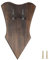 DONGKER Plaque D'épée Murale,Support D'épée en Bois Réglable avec Crochets et Vis pour Arc,Epée Médiévale,Dague,Hache (Epée Non Incluse)