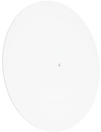 Plyisty Turntable Platter Mat, 12in Rubber Anti Static for Record Player | 3mm Thick, Non Slip, Vibration Dampening, Reduce Noise Tighter Bass Quality