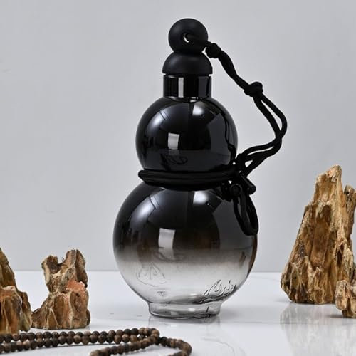 ZIYOUGOU Kürbis-Wasserflasche, 800 ml, Sport, Reisen, Fitnessstudio, Stil, Trinkbecher, Krug, tragbar, großes Fassungsvermögen, langlebig (Rundkopf-Version)