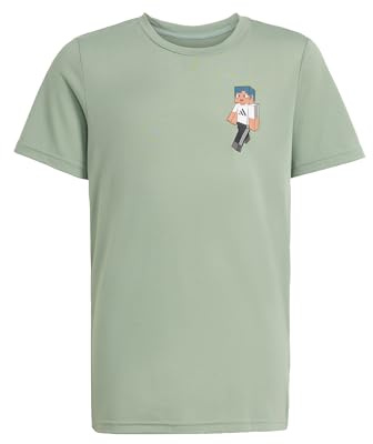 adidas Unisex Kids Minecraft Trainings-T-Shirt