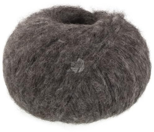 LANA GROSSA Alpaca Air II | Leichtes Schlauchgarn mit Baumwolle | Handstrickgarn aus 50% Alpaka (Baby), 27% Polyamid, 14% Baumwolle & 9% Schurwolle (Merino) | 50g Wolle, Stricken & Häkeln | 140m FB 32