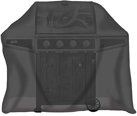 tepro 8111 Universal Abdeckhaube - für Gasgrill extra tief, schwarz