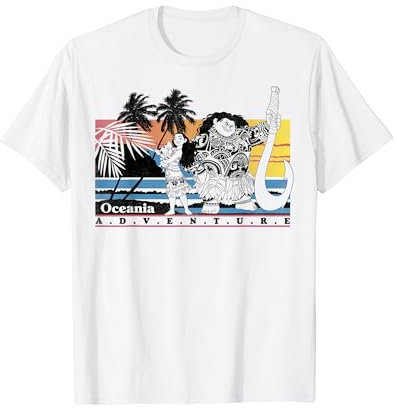 Disney Moana Maui Oceania Adventure Portrait T-Shirt