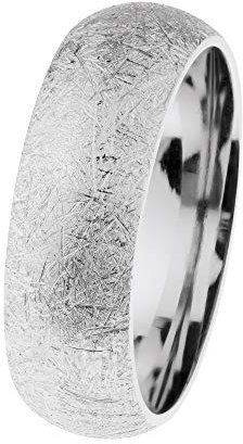 Ernstes Design Ring R622 Edelstahl eismatt 6,5 mm Weite 48-71