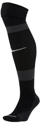 Nike Fussball Socken MatchFit, Black/Black/White, XS, CV1956-010
