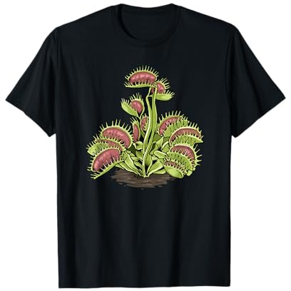 Venus Fly Trap Tshirt Pianta carnivora Regali insettivori Maglietta