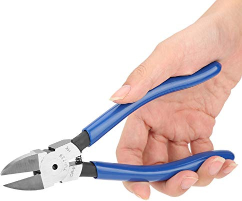 8Inch Flush Cutter Side Cutting Pliers Flush Cutters Diagonal Pliers Cable Nose Cutting Nippers Wire Cutter Tool for Various Cables