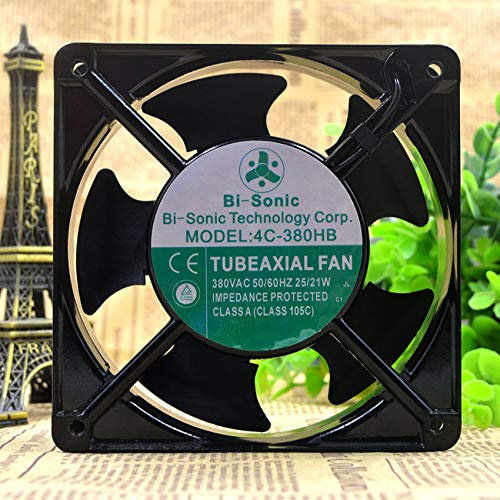 4C-380HB 380V AC 25/21W large cabinet chassis cooling fan 120x120x38mm