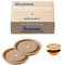Madama - Bouchon réutilisable pour les capsules Nespresso Vertuo et VertuoLine, rechargeable et compatible. Silicone de qualité alimentaire. 100% Made in Italy. Lot de 2 bouchons.
